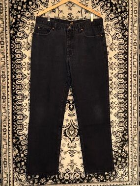Lee relaxed fit black jeans